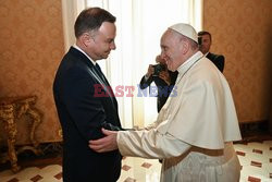 Andrzej Duda na audiencji u Papieża Franciszka