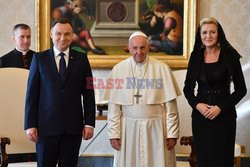 Andrzej Duda na audiencji u Papieża Franciszka