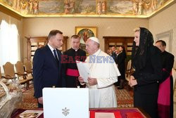 Andrzej Duda na audiencji u Papieża Franciszka