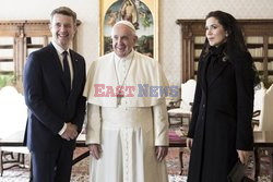 Księżniczka Mary i książę Frederik na audiencji u papieża Franciszka