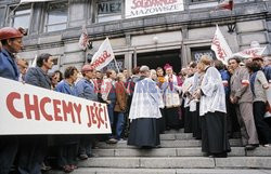 Strajki i demonstracje Solidarności