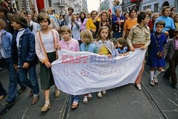 Strajki i demonstracje Solidarności