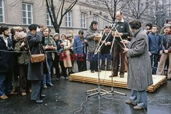 Strajki i demonstracje Solidarności