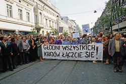 Strajki i demonstracje Solidarności