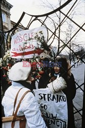 Strajki i demonstracje Solidarności