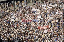 Strajki i demonstracje Solidarności