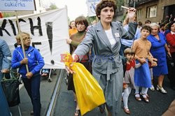 Strajki i demonstracje Solidarności