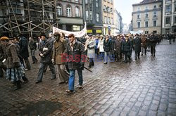 Strajki i demonstracje Solidarności