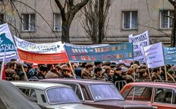 Strajki i demonstracje Solidarności