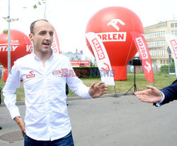 Briefing prasowy z udziałem Roberta Kubicy