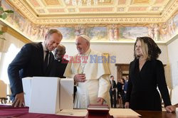 Donald Tusk z rodziną u papieża Franciszka