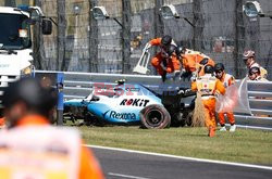 Robert Kubica rozbił bolid podczas kwalifikacji F1 GP Japonii