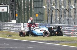 Robert Kubica rozbił bolid podczas kwalifikacji F1 GP Japonii