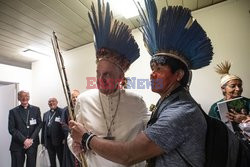 Papież Franciszek spotkał się z Indianami z Amazonii