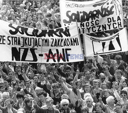 Strajki i demonstracje Solidarności