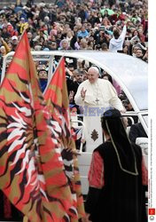 Papież Franciszek podczas cotydogodniowej audiencji ogólnej