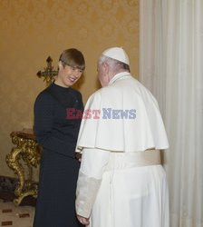 Prezydent Estonii na audiencji u Papieża Franciszka