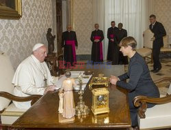 Prezydent Estonii na audiencji u Papieża Franciszka