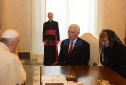 Mike Pence u papieża Franciszka