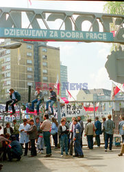 Strajki i demonstracje Solidarności