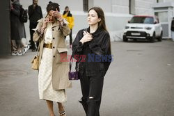 Street fashion na Mercedes-Benz Fashion Week w Rosji