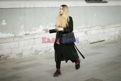 Street fashion na Mercedes-Benz Fashion Week w Rosji