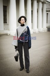 Street fashion na Mercedes-Benz Fashion Week w Rosji