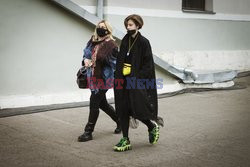 Street fashion na Mercedes-Benz Fashion Week w Rosji