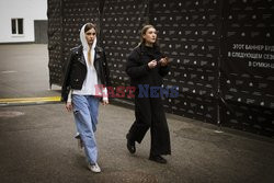 Street fashion na Mercedes-Benz Fashion Week w Rosji