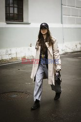 Street fashion na Mercedes-Benz Fashion Week w Rosji