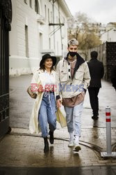 Street fashion na Mercedes-Benz Fashion Week w Rosji