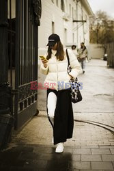 Street fashion na Mercedes-Benz Fashion Week w Rosji