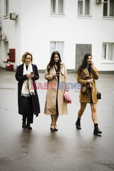 Street fashion na Mercedes-Benz Fashion Week w Rosji