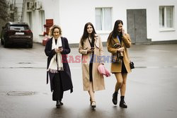 Street fashion na Mercedes-Benz Fashion Week w Rosji