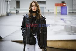 Street fashion na Mercedes-Benz Fashion Week w Rosji