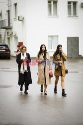 Street fashion na Mercedes-Benz Fashion Week w Rosji