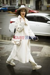 Street fashion na Mercedes-Benz Fashion Week w Rosji