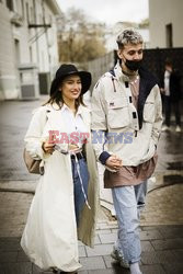 Street fashion na Mercedes-Benz Fashion Week w Rosji