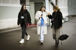 Street fashion na Mercedes-Benz Fashion Week w Rosji