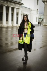 Street fashion na Mercedes-Benz Fashion Week w Rosji