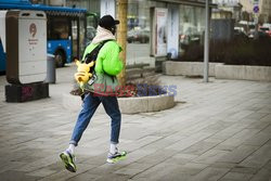 Street fashion na Mercedes-Benz Fashion Week w Rosji