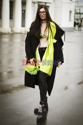 Street fashion na Mercedes-Benz Fashion Week w Rosji