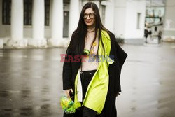 Street fashion na Mercedes-Benz Fashion Week w Rosji