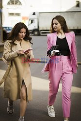 Street fashion na Mercedes-Benz Fashion Week w Rosji