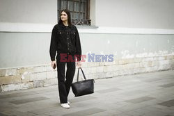 Street fashion na Mercedes-Benz Fashion Week w Rosji