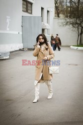 Street fashion na Mercedes-Benz Fashion Week w Rosji