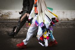 Street fashion na Mercedes-Benz Fashion Week w Rosji