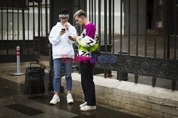 Street fashion na Mercedes-Benz Fashion Week w Rosji