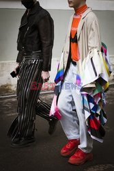 Street fashion na Mercedes-Benz Fashion Week w Rosji