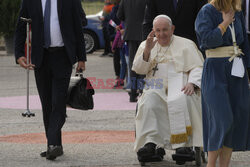 Papież Franciszek na spotkaniu z młodzieżą w Asyżu